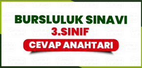 3. SINIF BURSLULUK SINAVI CEVAP ANAHTARI